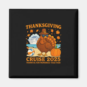 Cruise Squad 2025 Thanksgiving Autumn Cruise Ship Magnet