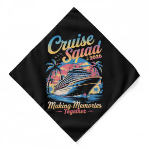 Cruise Squad 2026 Family Cruise Matching Summer Bandana