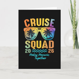 Cruise Squad 2026 Family Cruise Vacation Trip Grou Card
