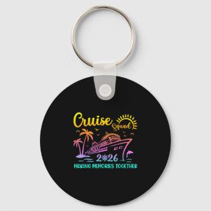 Cruise Squad 2026 Family Friends Vacation Matching Keychain