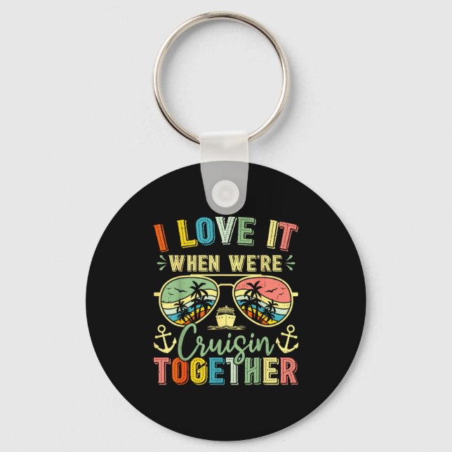 Cruise Squad 2026 Family Group Matching Summer Vac Keychain (Front)