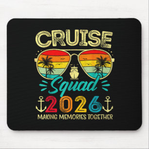 Cruise Squad 2026 Family Group Matching Summer Vac Mouse Pad