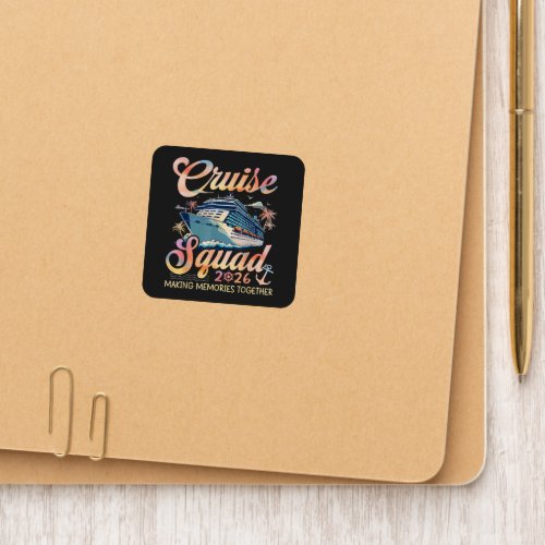 Cruise Squad 2026 Family Summer Vacation Patch