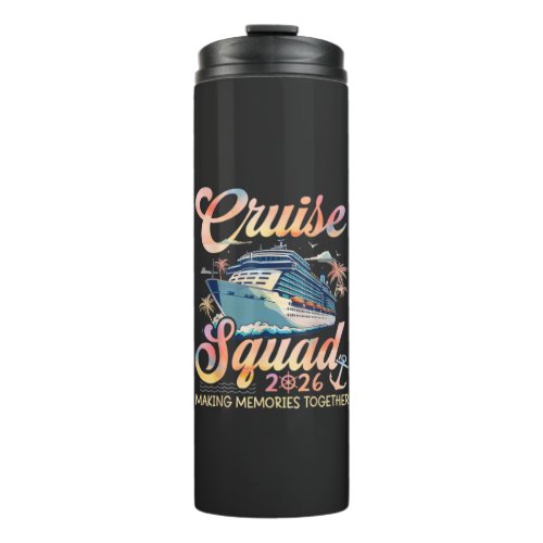 Cruise Squad 2026 Family Summer Vacation Thermal Tumbler