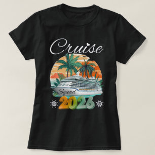 Cruise Squad 2026 Family Vacation Beach Matching T-Shirt