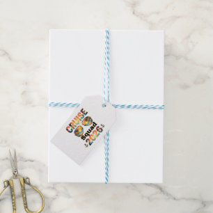 Cruise Squad 2026 - Retro Sunset Gift Tags