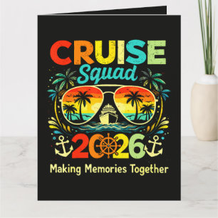 Cruise Squad 2026 Summer Vacation Card
