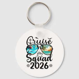 Cruise Squad 2026 Summer Vacation Family Matching Keychain