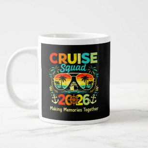 Cruise Squad 2026 Summer Vacation Giant Coffee Mug