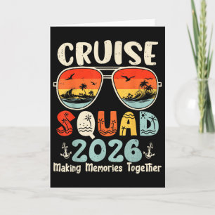 Cruise Squad 2026 Summer Vacation Matching Family  Card