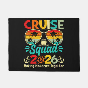 Cruise Squad 2026 Summer Vacation Matching Family  Doormat