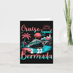 Cruise squad bermuda 2027 tropical vacation family card