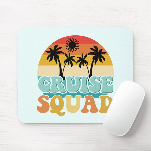 Cruise Squad Mouse Pad (With Mouse)