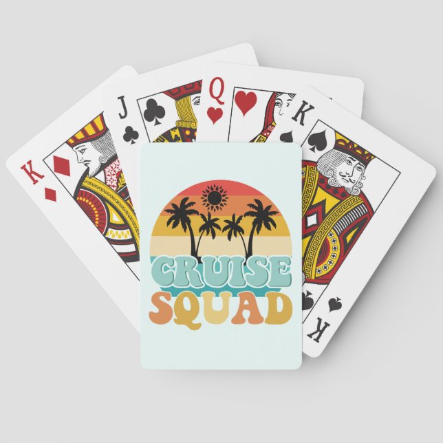 Cruise Squad Poker Cards (Back)