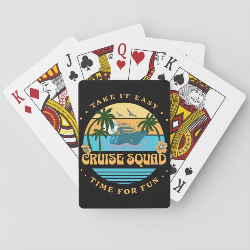 Cruise Squad Retro Cruise Playing Cards