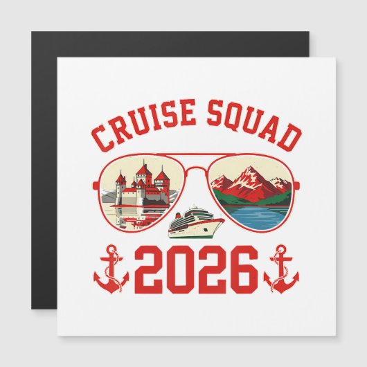 Cruise Squad Switzerland Vacation Trip 2026 (Front/Back)