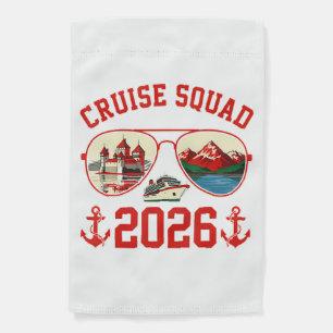 Cruise Squad Switzerland Vacation Trip 2026 Garden Flag