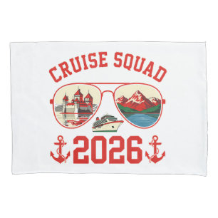 Cruise Squad Switzerland Vacation Trip 2026 Pillow Case