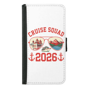 Cruise Squad Switzerland Vacation Trip 2026 Samsung Galaxy S5 Wallet Case