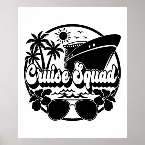 Cruise Squad Vacation Matching Group Family Trip Poster