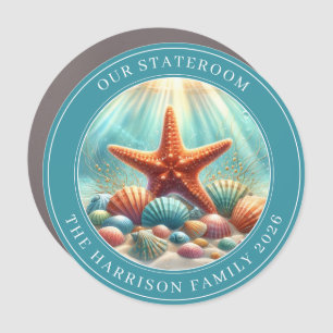 Cruise Starfish Decor Door Personalized Magnet