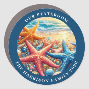 Cruise Starfish Decor Door Personalized Magnet