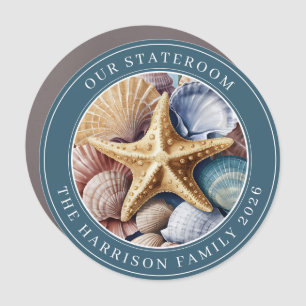 Cruise Starfish Decor Door Personalized Magnet