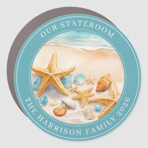 Cruise Starfish Decor Door Personalized Magnet