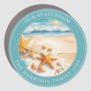 Cruise Starfish Decor Door Personalized Magnet