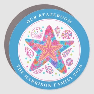 Cruise Starfish Decor Door Personalized Magnet