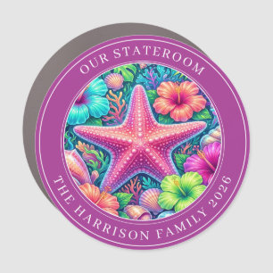Cruise Starfish Decor Door Personalized Magnet