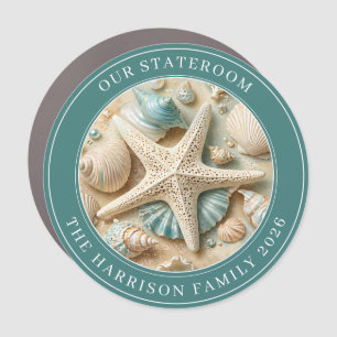 Cruise Starfish Decor Door Personalized Magnet