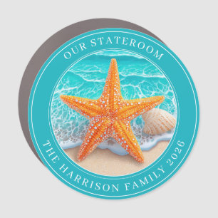 Cruise Starfish Decor Door Personalized Magnet