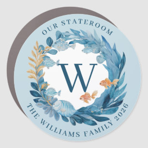 Cruise Starfish Decor Door Personalized Magnet