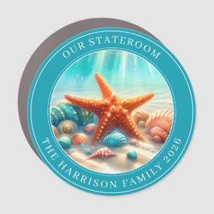 Cruise Starfish Decor Door Personalized Magnet