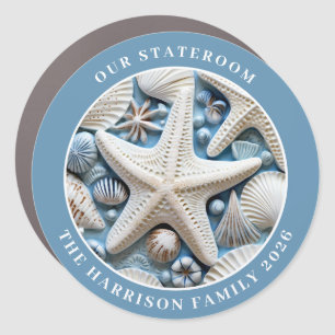 Cruise Starfish Decor Door Personalized Magnet