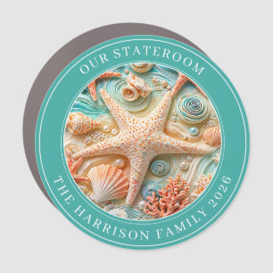 Cruise Starfish Decor Door Personalized Magnet