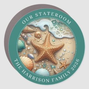 Cruise Starfish Decor Door Personalized Magnet