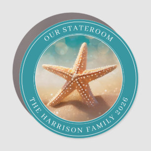 Cruise Starfish Decor Door Personalized Magnet