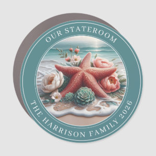 Cruise Starfish Decor Door Personalized Magnet
