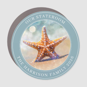 Cruise Starfish Decor Door Personalized Magnet