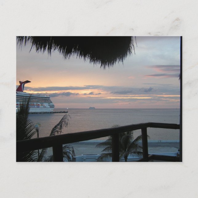 Cruise & Sunset Postcard (Front)