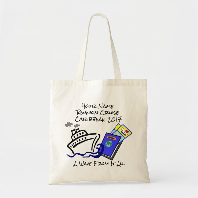 Cruise Themed Budget Tote Bag (Front)