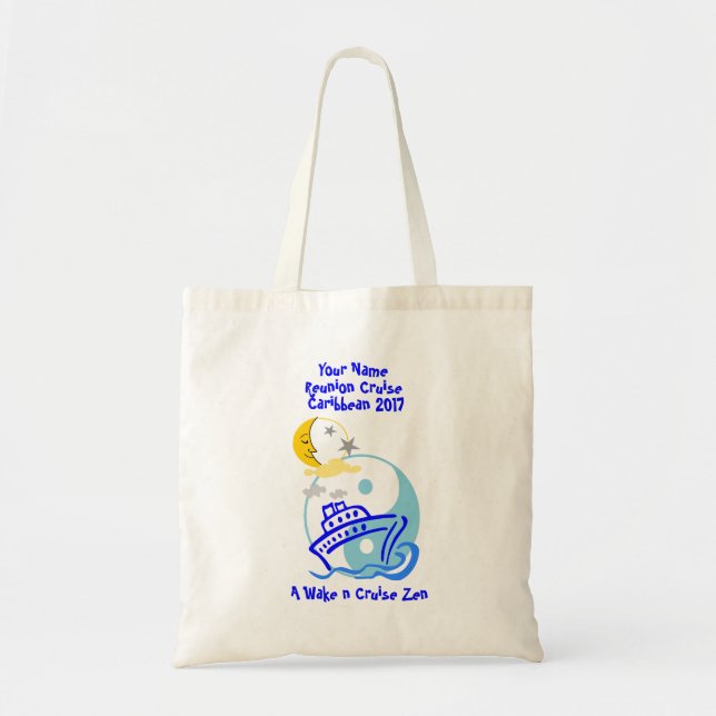 Cruise Themed Budget Tote Bag Cruise Zen (Front)