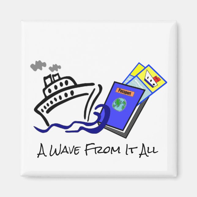 Cruise Themed Magnet (Front)