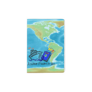 Cruise Themed Passport Holder