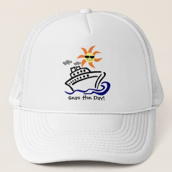 Cruise Themed Trucker Hat by cruise4fun at Zazzle