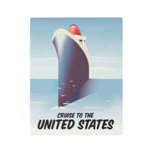 Cruise to the United states Metal Print