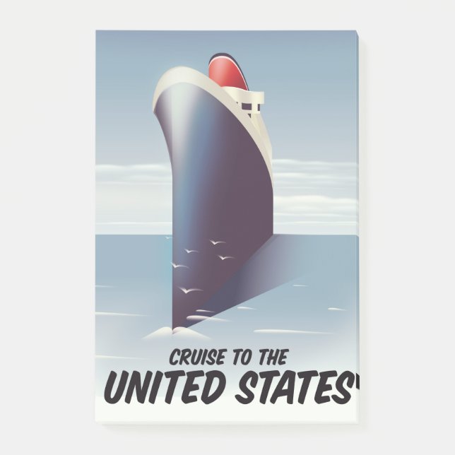 Cruise to the United states Post-it Notes (Front)