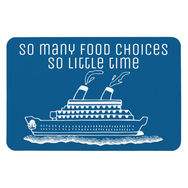 Cruise Travel Vacation Funny Door Marker Magnet (Horizontal)